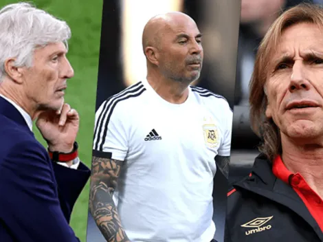 Sampaoli, Gareca y Pékerman: el triángulo que tiene en vilo al fútbol sudamericano