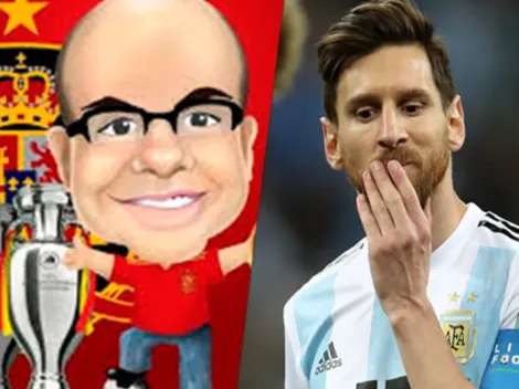 Mister Chip destrozó a Messi con su "entrega de premios"