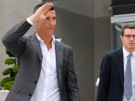 Cristiano canta "Juve, Juve" mientras entra a hacerse la revisión médica