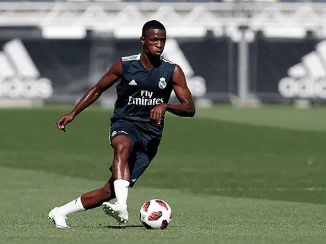 Vinícius JR. volvió locos a todos en su primer entrenamiento con el Real Madrid