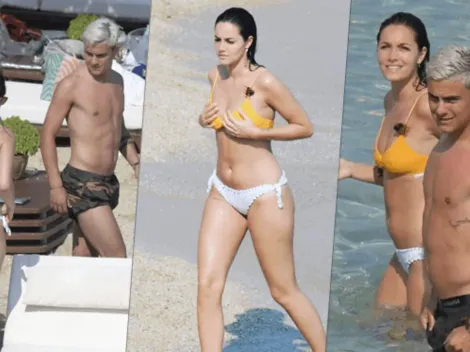 Las 5 fotos de Dybala y su novia, Oriana Sabatini, al natural en la playa