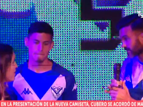 Cubero le tiró un palazo a Mauro Zárate...¡en plena presentación de camisetas!