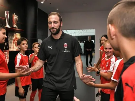 Lo presentaron como nuevo jugador del Milan e Higuaín metió foto en Instagram