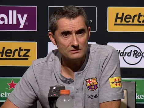 Valverde, DT de Barcelona, no dudó y dijo lo que piensa de Arturo Vidal