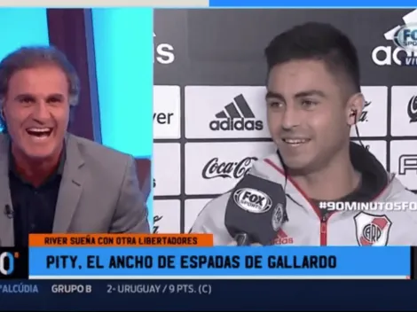 Pity Martínez lo hizo estallar de risa a Ruggeri al aire en 90 Minutos de Fútbol