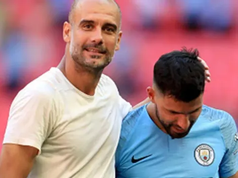 El último elogio de Guardiola para Kun Agüero