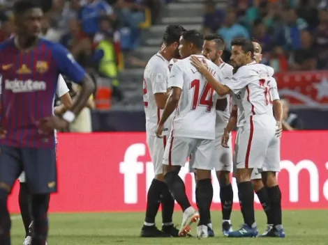 ¡Golazo! Sevilla madrugó al Barcelona con una jugada impresionante