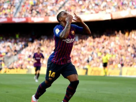 Llegó el primero del Barcelona: Malcom sacó un latigazo y Boca ya pierde en el Camp Nou