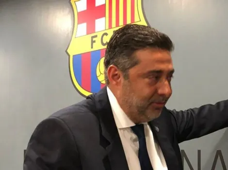 Angelici dijo que el Barcelona le quiso comprar un jugador que no viajó a España