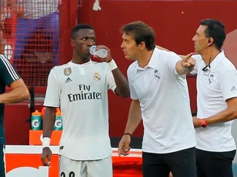 Lopetegui explicó porque bajó a Vinicius: "Hay que darle tiempo de cocción"