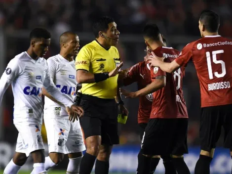 Independiente superó a Santos solo por el fallo de Conmebol y terminó en incidentes