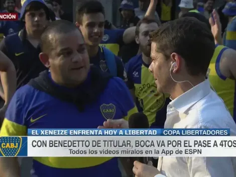 El video del día: a un hincha le pidieron un grito a lo Boca y se volvió loco