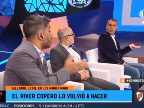 Bulos comparó a River con el Boca de Bianchi y Cascini casi se muere en vivo