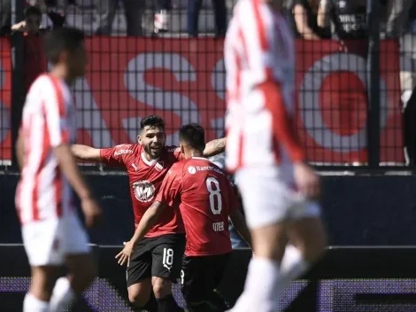 Independiente levantó un 0-2 y aguantó el empate ante Estudiantes con uno menos en un partidazo