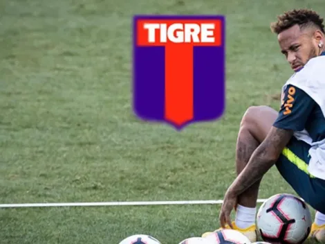 En Tigre hay un jugador que se hace el amigo de Neymar