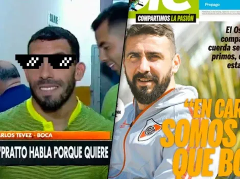 "En 15 días nos vemos", Tevez le contestó a Pratto en vivo y se pudrió todo