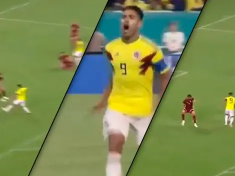Falcao dejó en ridículo al defensor: amagó ir a un lado, fue al otro y clavó un golazo