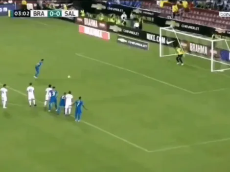 Neymar de penal es el amo: gol de Brasil a El Salvador