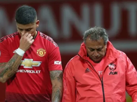 Rojo volvió a lesionarse y ya pasaron 4 meses de su último partido con Mourinho