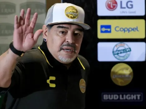 Maradona ya se enojó con algunos periodistas en Sinaloa