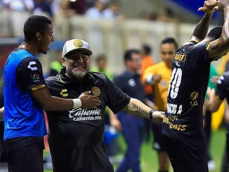 Un genio: el goleador de Dorados contó qué le dijo Maradona antes del partido