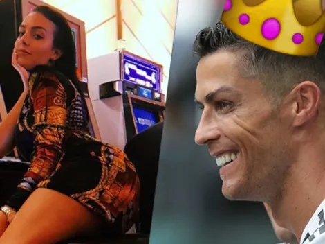 Georgina palpita el partido de la Juventus y subió foto de 'su rey' Cristiano