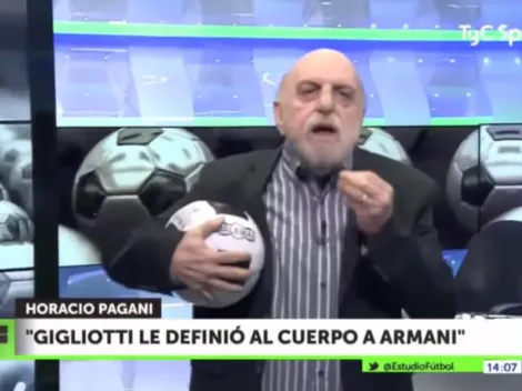 "¡Le hicieron cinco en el Mundial!": Pagani enojadísimo por los elogios a Armani