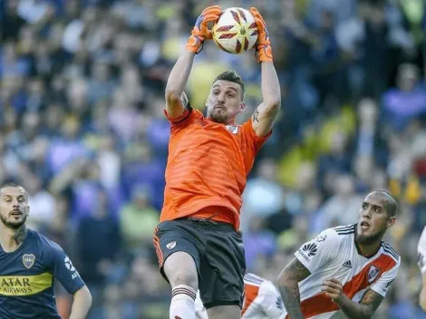 La polémica foto de Franco Armani que lo suma a una famosa tradición riverplatense