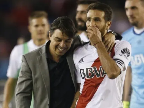 Lo que nadie vio: la charla entre Gallardo y Ponzio tras el gol del Pity a Boca