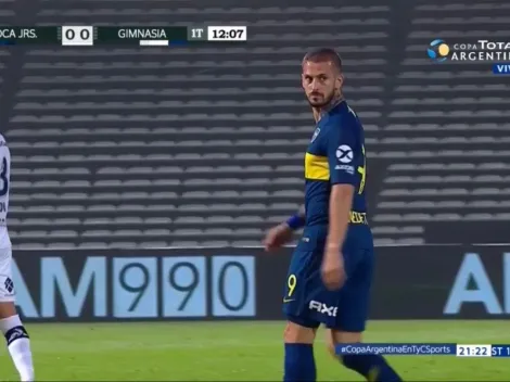 La sal de Boca: Benedetto se lesionó y pidió el cambio a los 10 minutos