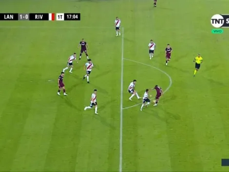 En offside y con polémica en la previa: Lanús durmió a River en el 1-0