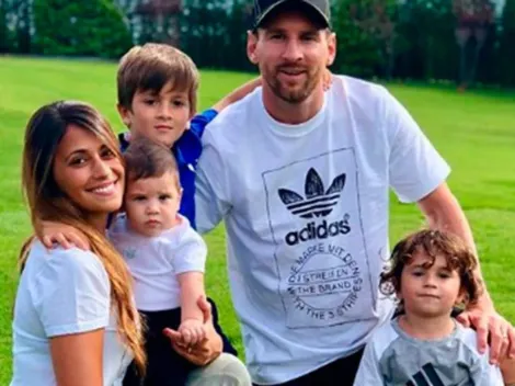 Antonella subió la foto más tierna del menor de los Messi