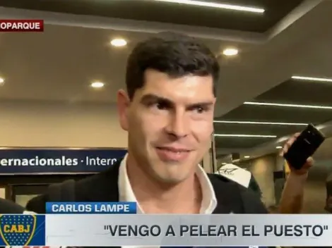 Lampe llegó a Argentina y tardó 10 segundos en que todo River lo odie y en Boca lo amen