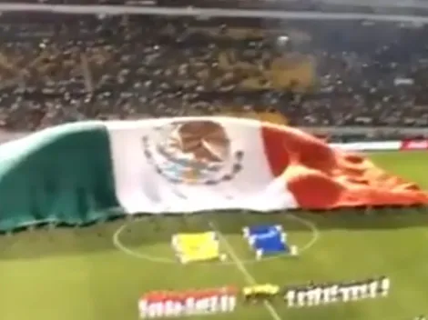 Emocionante himno de México frente a Costa Rica