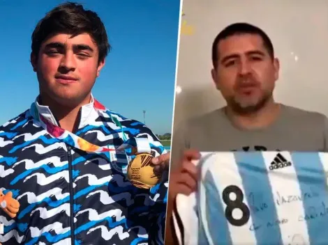 Nazareno Sasia ganó la de oro y Riquelme le mandó saludos