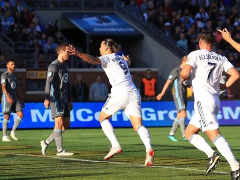 Lo quieren tanto que lo dejan solo en el área: otro gol de Zlatan para Los Angeles Galaxy