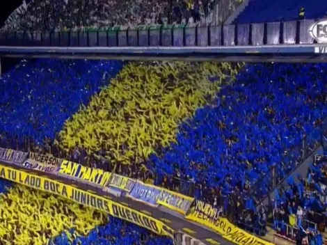 Una locura: Boca salió a la cancha y explotó La Bombonera