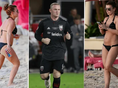 La mujer de Rooney enamoró a todos en las playas de Barbados