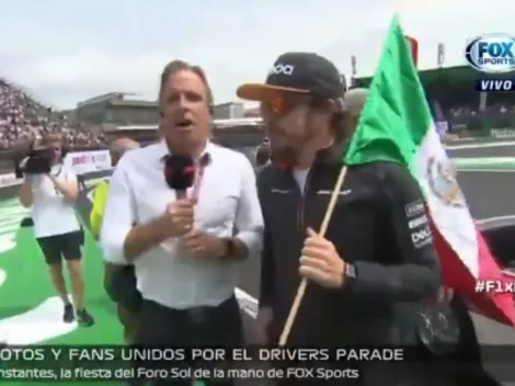 Fernando Alonso, antes de la carrera, se ganó el amor de todos los mexicanos