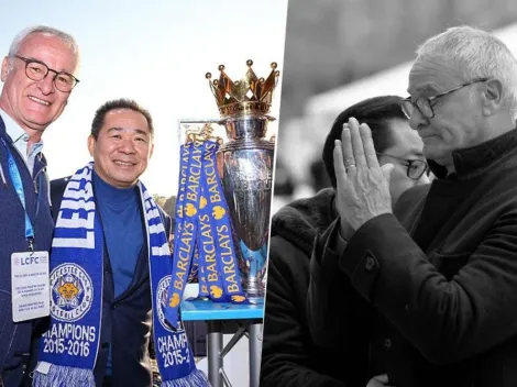 Adiós, amigo: Ranieri pasó por el homenaje al dueño del Leicester y se emocionó