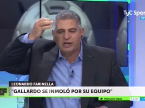 Más hincha de River que nunca: nadie defendió tanto a Gallardo como Farinella hoy