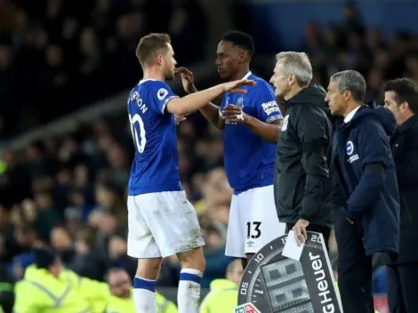 Entró a los 90' y casi ni tocó el balón, pero un día Yerry Mina debutó en Everton