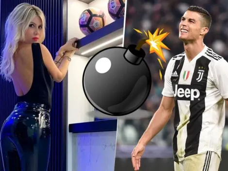 Wanda Nara le pegó a Cristiano Ronaldo y va a explotar el mundo