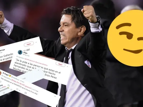 La propuesta viral de un hincha para que Gallardo se comunique con sus jugadores en el Monumental