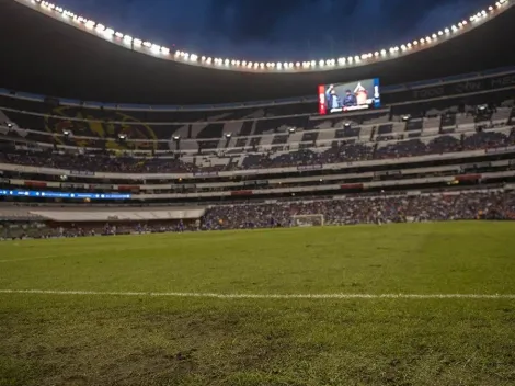 La cancha del Estadio Azteca es un espanto de nuevo