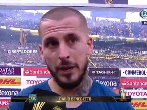 Benedetto explicó qué intentó hacer en la pelota que le sacó Armani