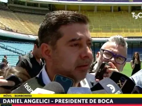 Angelici le dio la mejor noticia a los hinchas de Boca antes de la final con River