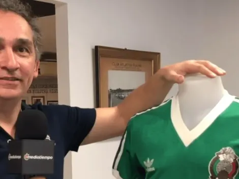 Mostraron una histórica playera de México en el Estadio de Córdoba