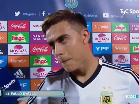 El desahogo de Dybala tras marcar su primer gol en la Selección Argentina