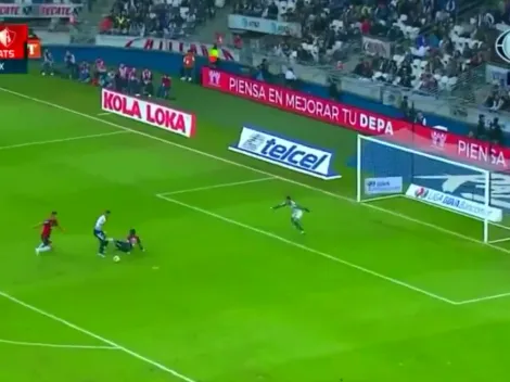 Funes Mori desparramó a los defensores con un enganche para cada lado para anotar un golazo